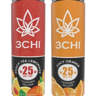 Delta 9 THC Seltzers – Sugar Free – 25mg